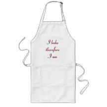 I bake therefore I am Apron