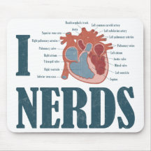 I BALLOTS Mousepad de coeur Tapis De Souris