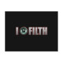I Bang FILTH Dubstep dirty Electro Dub Grime DJ Post Card