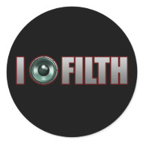 I Bang FILTH Dubstep dirty Electro Dub Grime DJ Stickers