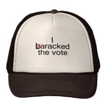 I Baracked the vote Hats