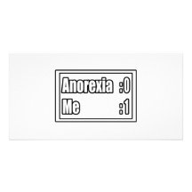 I Beat Anorexia (Scoreboard) Picture Card