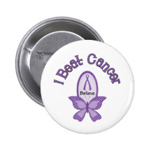 I Beat CANCER Button