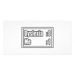 I Beat Dyslexia (Scoreboard) Photo Cards