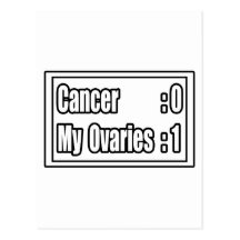 I Beat Ovarian Cancer (Scoreboard) Post Card