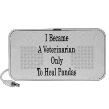 I Became A Veterinarian Only To Heal Pandas iPhone Speakers