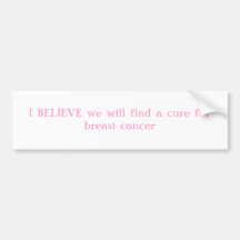 I BELIEVE BUMPER STICKERS