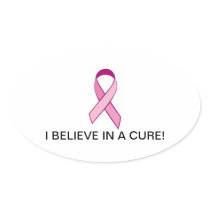 I Believe In A Cure! Sticker