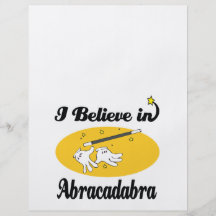i believe in abracadabra full colour flyer