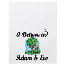 i believe in adam and eve personalized flyer