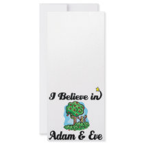 i believe in adam and eve full color rack card