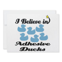 i believe in adhesive ducks custom announcement