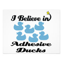 i believe in adhesive ducks invite