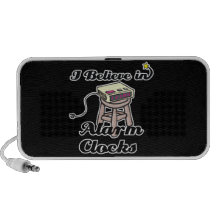 i believe in alarm clocks travelling speaker