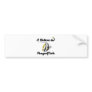 i believe in angelfish bumper sticker