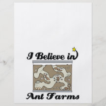i believe in ant farms personalized flyer