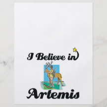 i believe in Artemis Personalized Flyer