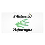 i believe in asparagus personalized photo card