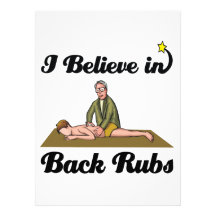 i believe in back rubs announcement