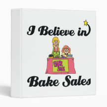 i believe in bake sales 3 ring binder
