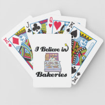 i believe in bakeries bicycle poker deck