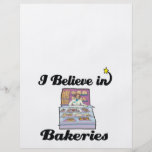 i believe in bakeries flyer