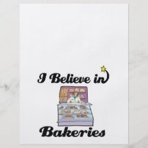 i believe in bakeries flyer