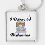 i believe in bakeries key chains