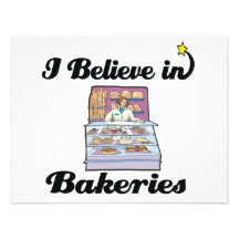 i believe in bakeries personalized invitations
