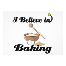 i believe in baking custom invite
