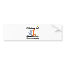 i believe in balloon animals bumper sticker