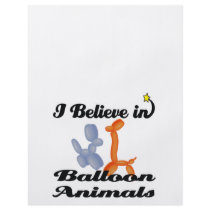 i believe in balloon animals full colour flyer