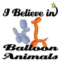 i believe in balloon animals cut out