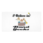 i believe in band geeks photo cards