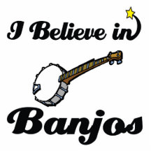 i believe in banjos photo cut out