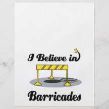 i believe in barricades flyer