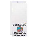 i believe in beach balls rack cards
