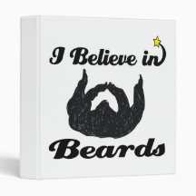 i believe in beards 3 ring binders