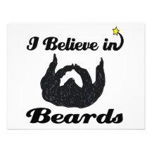 i believe in beards invite