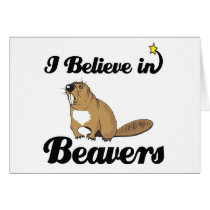 i believe in beavers cards