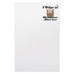 i believe in bedtime stories girl personalized stationery