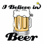 i believe in beer photo sculptures