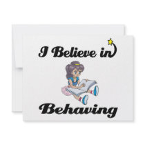 i believe in behaving custom announcement