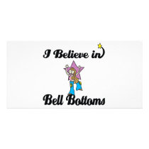 i believe in bell bottoms picture card