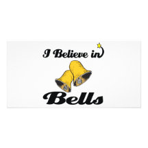 i believe in bells custom photo card