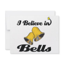 i believe in bells personalized invitations