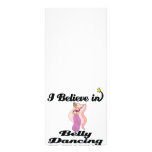 i believe in belly dancing rack card