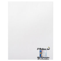 i believe in benjamin franklin custom letterhead