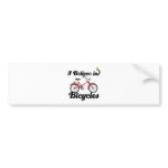 i believe in bicycles bumper stickers