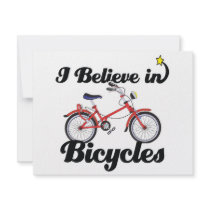 i believe in bicycles custom announcements